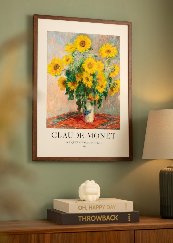 Cadre Hermes Verre acrylique Teck 40x60 cm