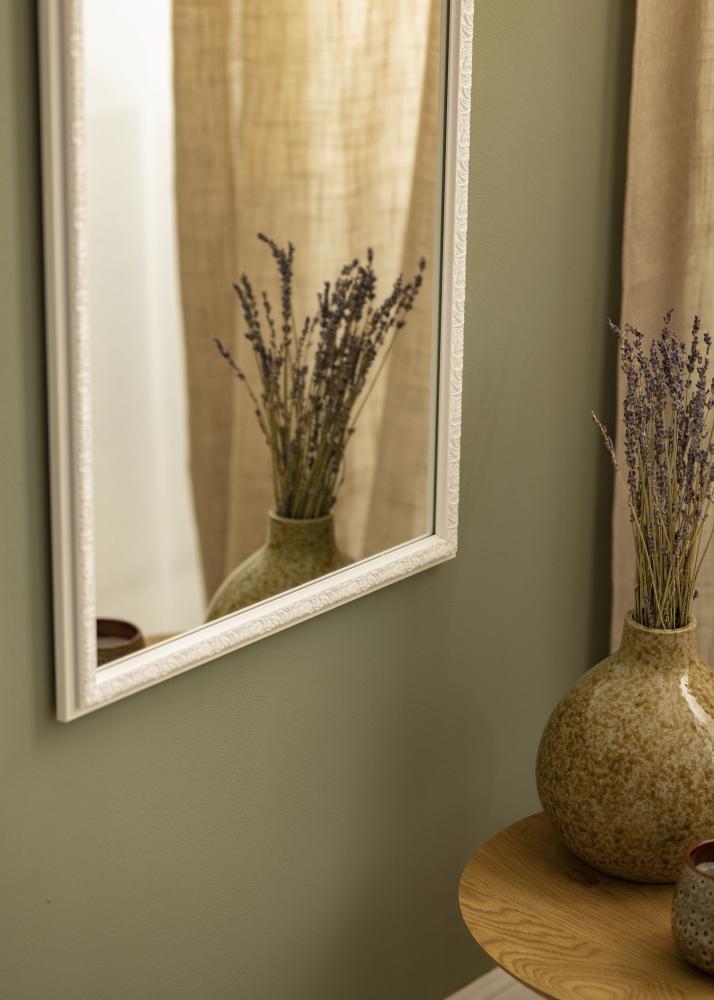 Miroir Nostalgia Blanc 45x125 cm