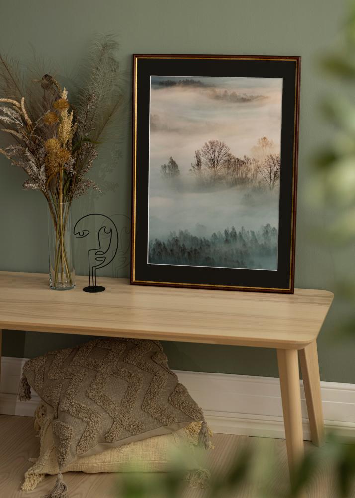 Cadre Horndal Marron 20x30 cm - Passe-partout Noir 15x22 cm