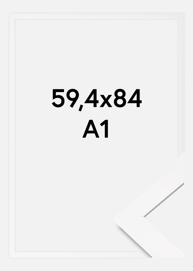 Cadre BGA Classic Verre Acrylique Blanc 59,4x84,1 cm (A1)
