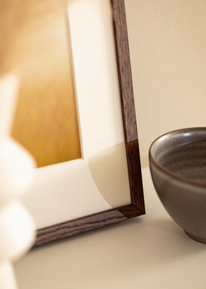 Massive Oak Verre acrylique Dark Painted 42x59,4 cm (A2)