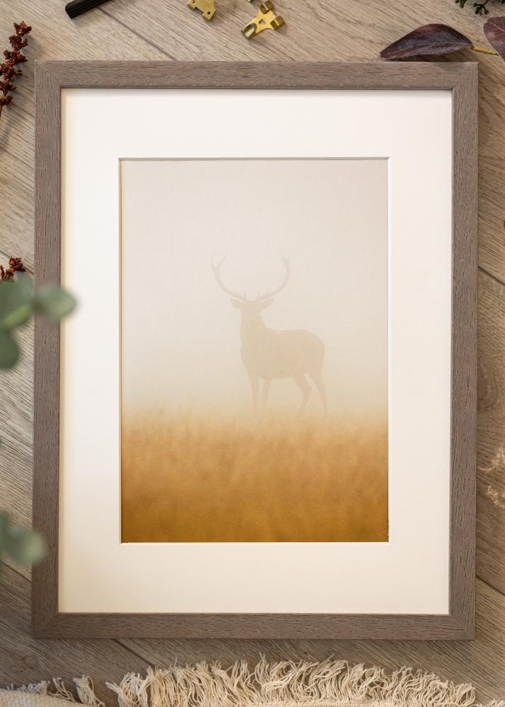 Cadre Hermes Verre acrylique Gris 20x25 cm