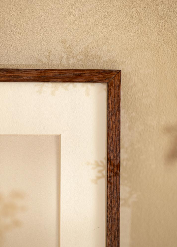 Massive Oak Verre acrylique Dark Painted 42x59,4 cm (A2)