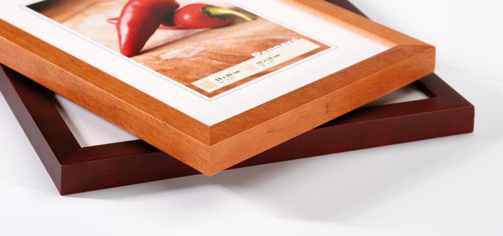 Cadre Peppers Acajou 50x70 cm