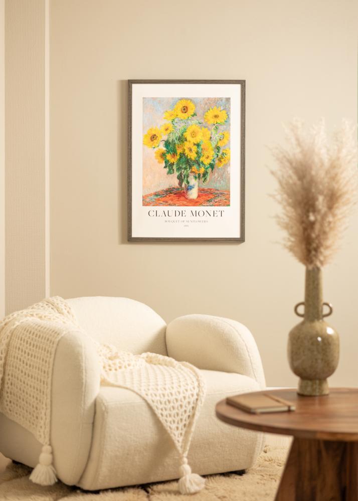 Cadre Hermes Verre acrylique Grey Oak 50x65 cm