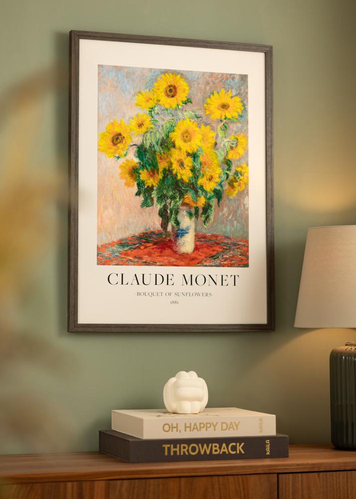 Cadre Hermes Verre acrylique Grey Oak 50x65 cm