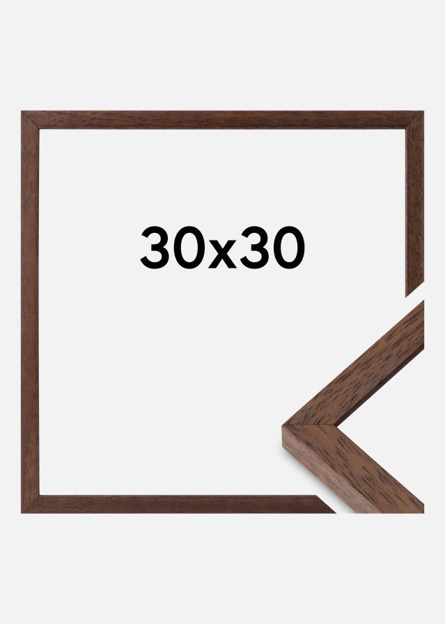 Cadre Ares Verre acrylique Teck 30x30 cm