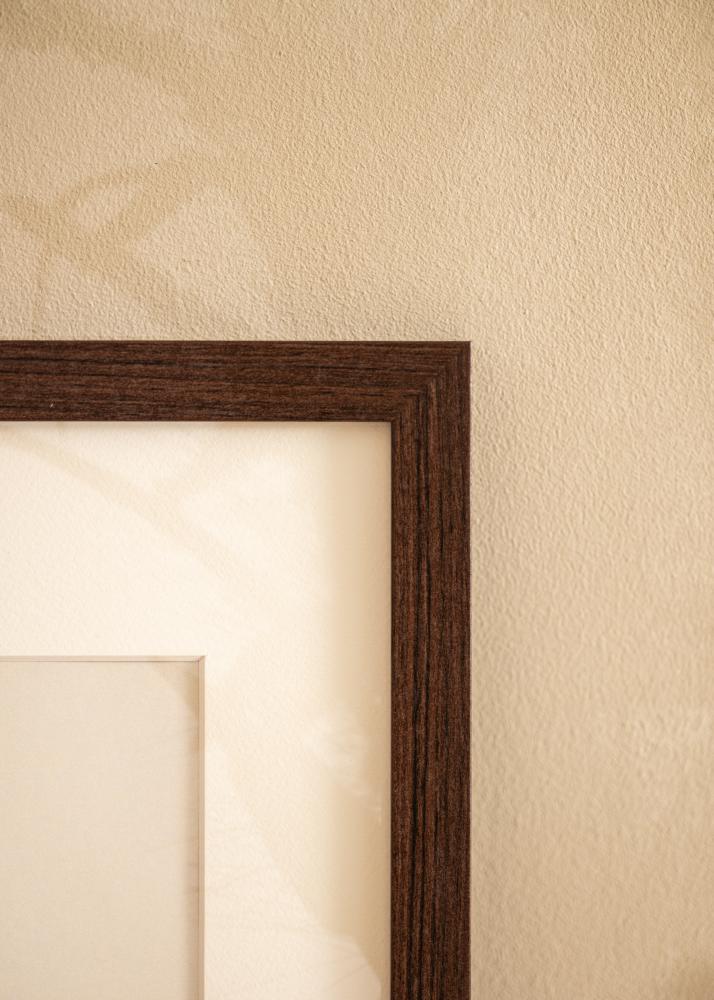 Cadre Deco Verre acrylique Noyer 13x18 cm