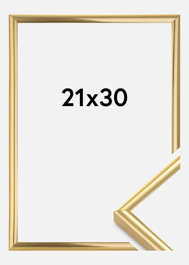 Cadre Victoria Verre Acrylique Or 21x30 cm