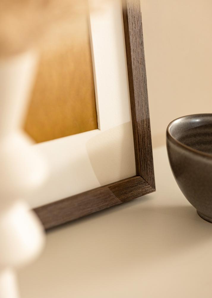 Cadre Hermes Verre acrylique Noyer 28x35 cm