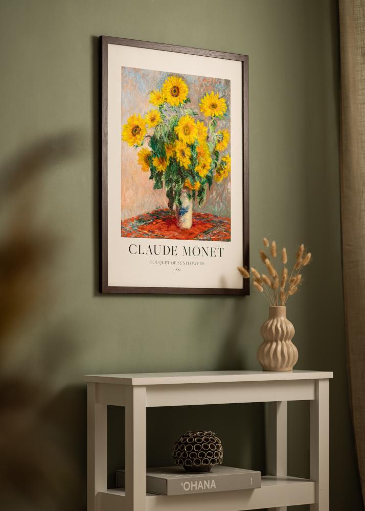 Cadre Deco Verre acrylique Noyer 13x18 cm