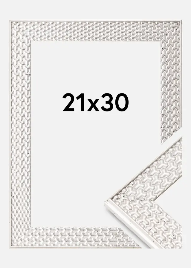 Cadre Grace Verre Acrylique Argent 21x30 cm