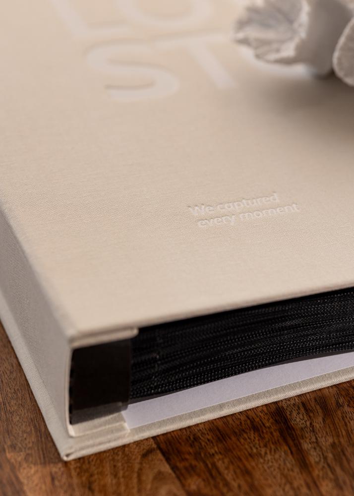 KAILA Album photo NOTRE HISTOIRE D'AMOUR Crème - 600 photos en 10x15 cm