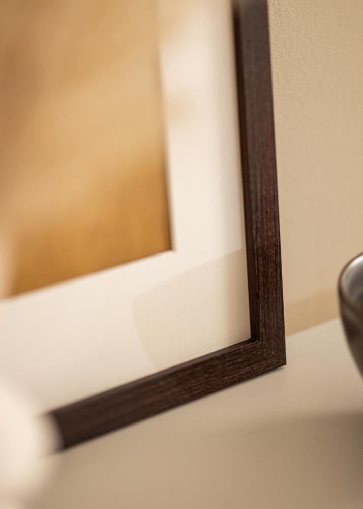 Cadre Deco Verre acrylique Noyer 13x18 cm