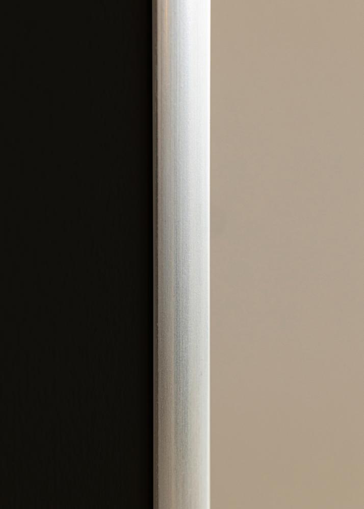 Cadre New Lifestyle Argent 70x100 cm - Passe-partout Noir 61x91,5 cm