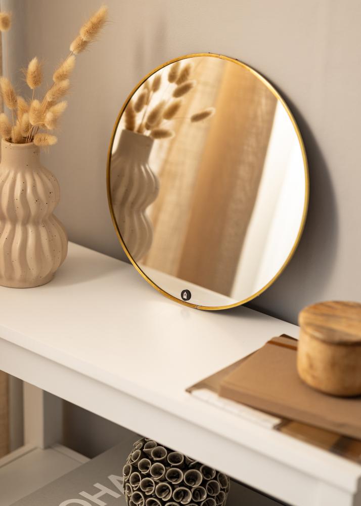 Miroir House Doctor The Loop Laiton diamètre 32 cm