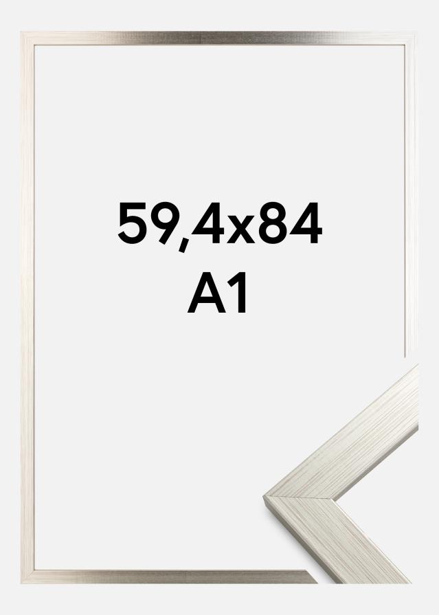 Cadre Silver Wood Verre Acrylique 59,4x84,1 cm (A1)