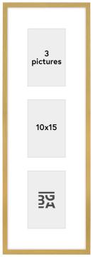 Edsbyn Cadre collage IV Or - 3 images (10x15 cm)