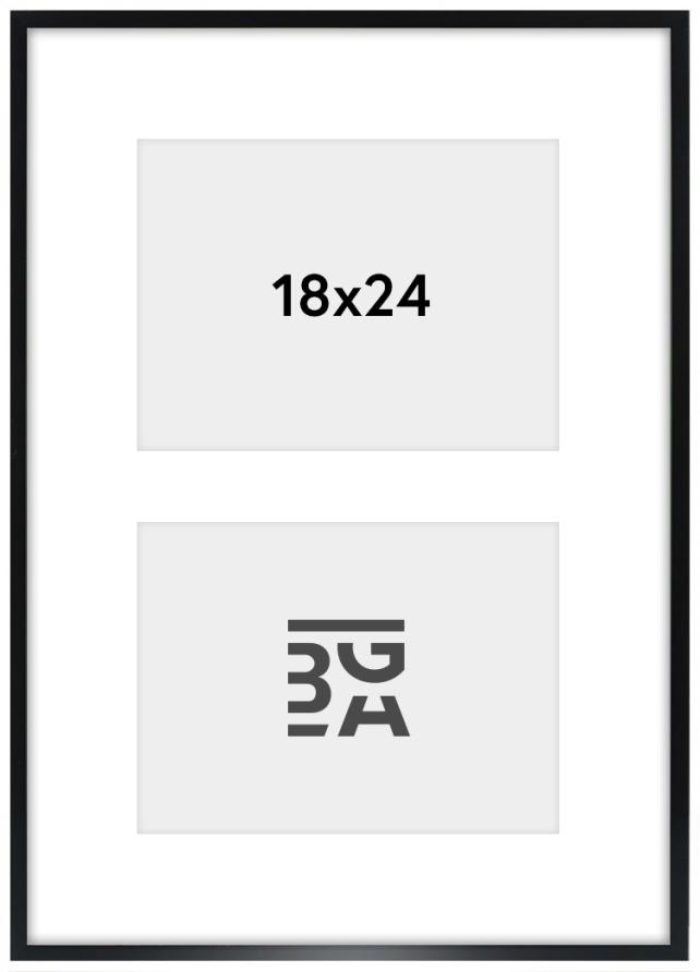 Edsbyn Cadre collage XXII Noir - 2 images (18x24 cm)