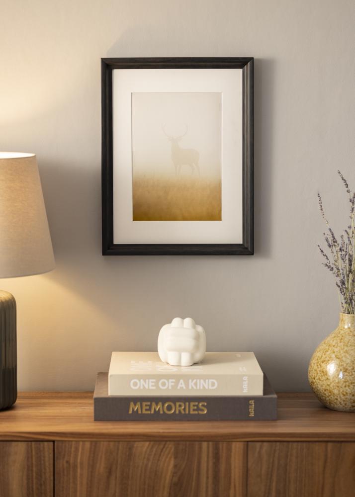 Cadre Arjeplog Noir marron - Taille au choix