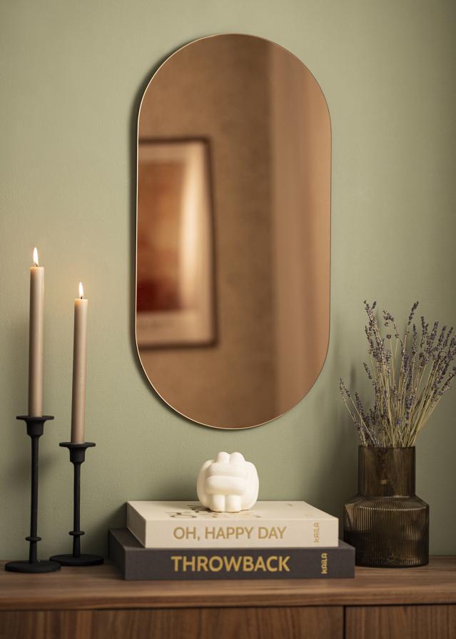 KAILA Miroir Oval Rose Gold 35x70 cm