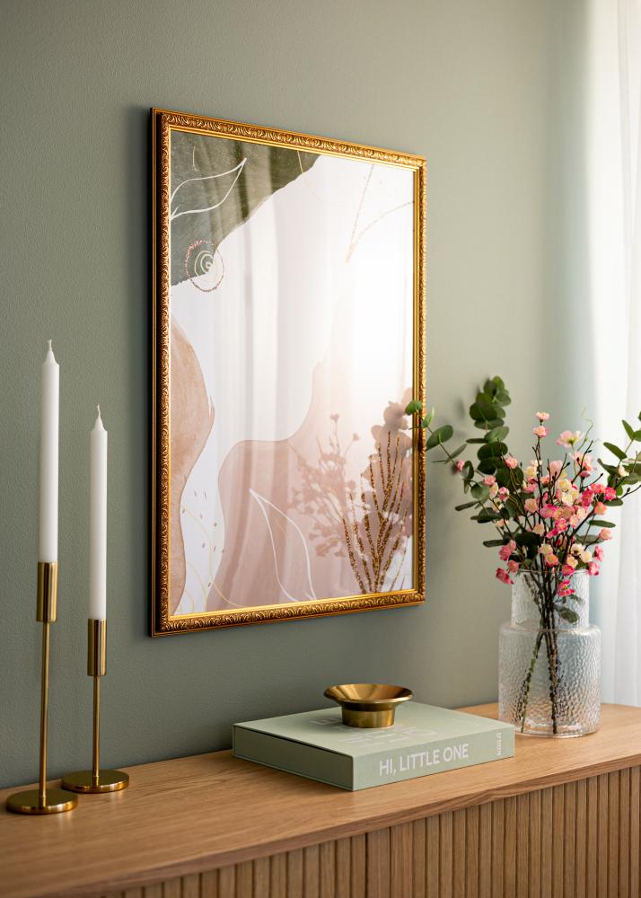 Cadre Swirl Verre acrylique Or 21x29,7 cm (A4)