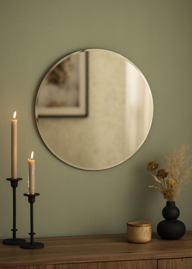 KAILA Miroir rond Dark Bronze Deluxe diamètre 50 cm