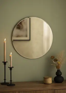 KAILA Miroir rond Dark Bronze Deluxe diamètre 50 cm