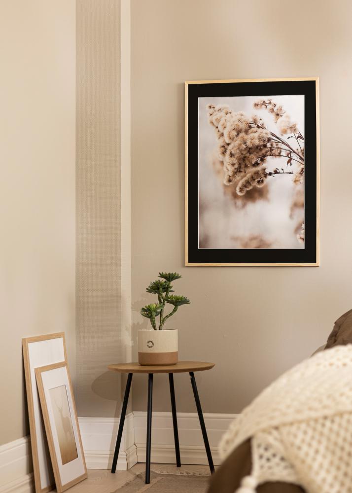 Cadre Galant Pin 50x60 cm - Passe-partout Noir 14x18 pouces