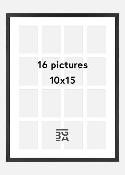 Black Wood - Collage 16 Images