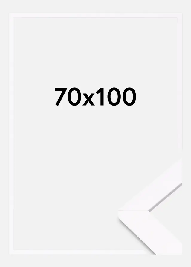 Cadre Deco Verre acrylique Blanc 70x100 cm