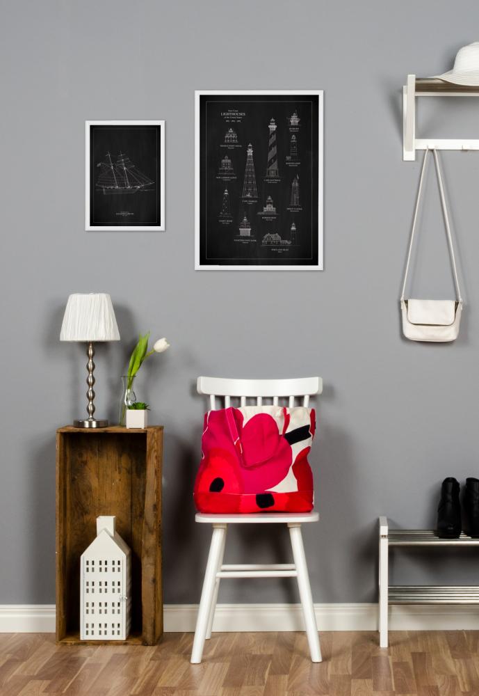 Ardoise - Phares - East Coast Poster