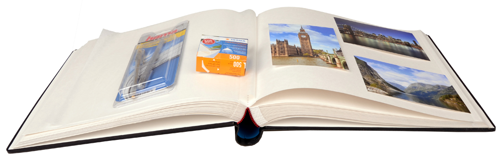 Henzo Gran Cara Premium Album photo Noir 31x33cm(100 pages blanches/50 feuilles