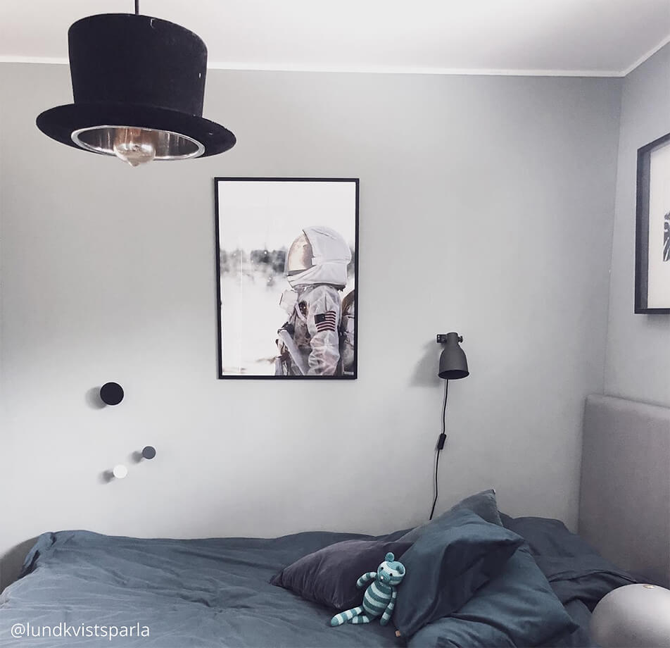 Décoration de chambre d'enfant - poster avec astronaute