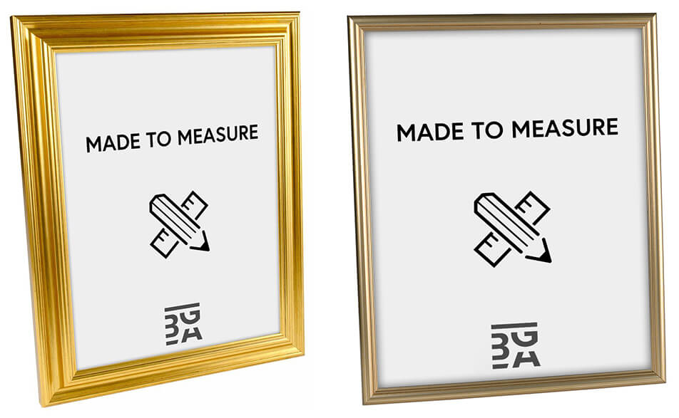 Cadre doré classique / cadre argenté classique