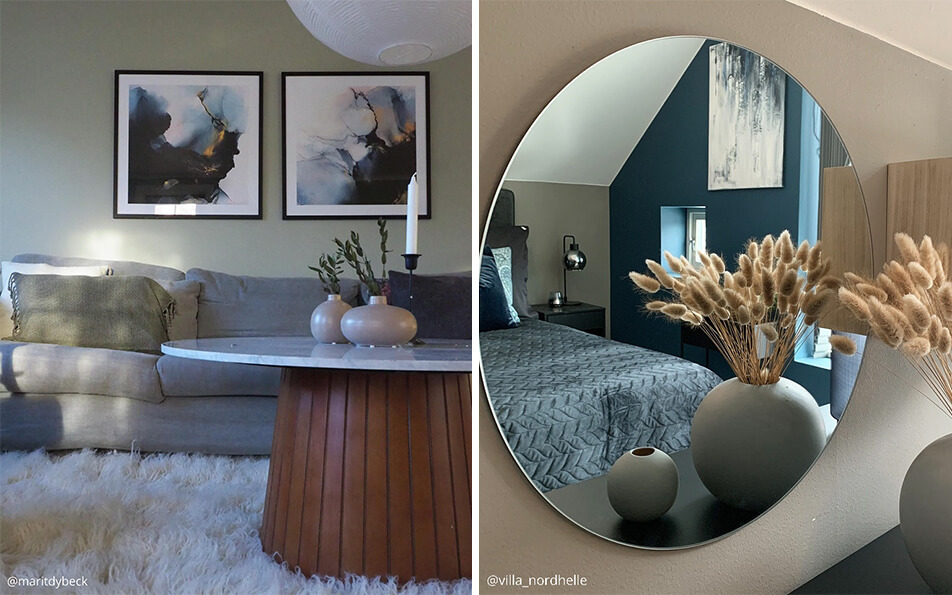 Posters, cadres, miroirs - décoration naturelle