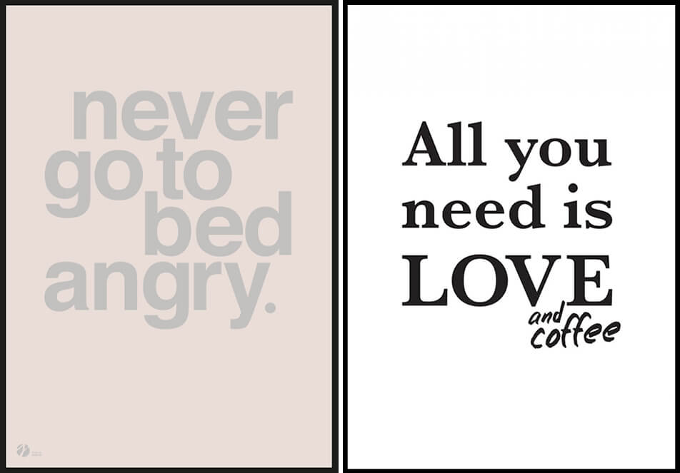 Posters avec citations amusantes - posters de texte