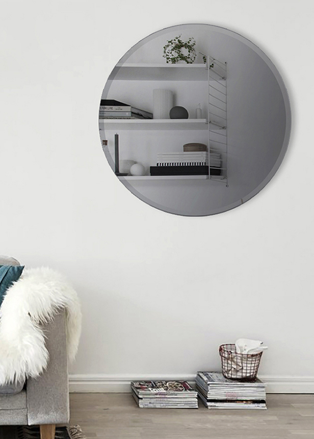Miroir Prestige Warm Grey diamètre 80 cm